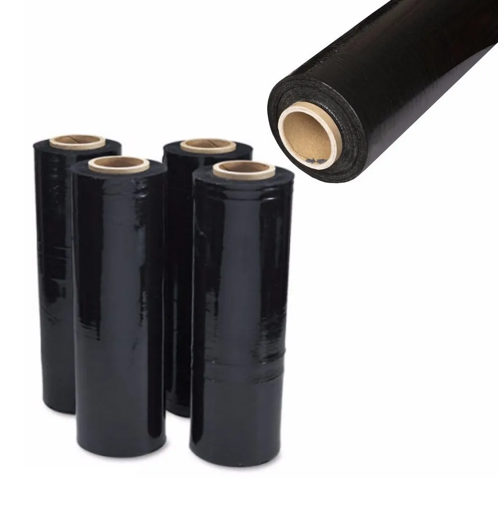 Película de embalaje negra de plásticoTamaño: 370 mm