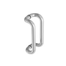 Jaladera curvo en C de aceros inoxidable  304 25mm*175mm*1,0 brillante Modelo WLH-F056