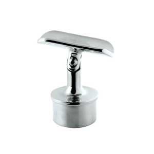Soporte en acero inox 304 para tubo 42.4mm brillante