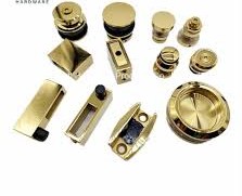 Kit puerta corredera Zinc Nº 2 Oro