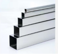 Tubo cuadrado de acero inoxidable 304,  acabado brillante Tamaño: 30*10*1.5*6M
