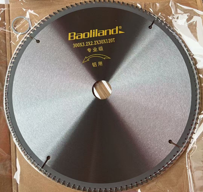 Sierra circular para corte de tubos Marca Baoliland 300*3.2*2.2*30*123T