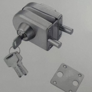 Cerradura Brillante acero inoxidable calidad 201 para puerta de vidrio Modelo 702