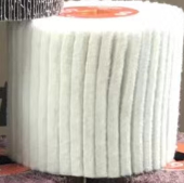 Rueda pulidora de lana blanca