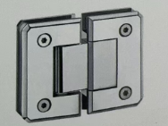 Bisagra de acero 304 de 180° para puerta de vidrio de 4mm espesor brillante WLH-K011