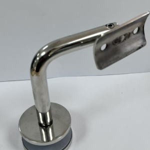 soporte para vidrio fijo 12*70*70 acero 304 / brillante