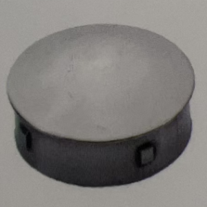 Tapon plano Brillante de acero 304 para tubo 38mm Modelo WLH-B113